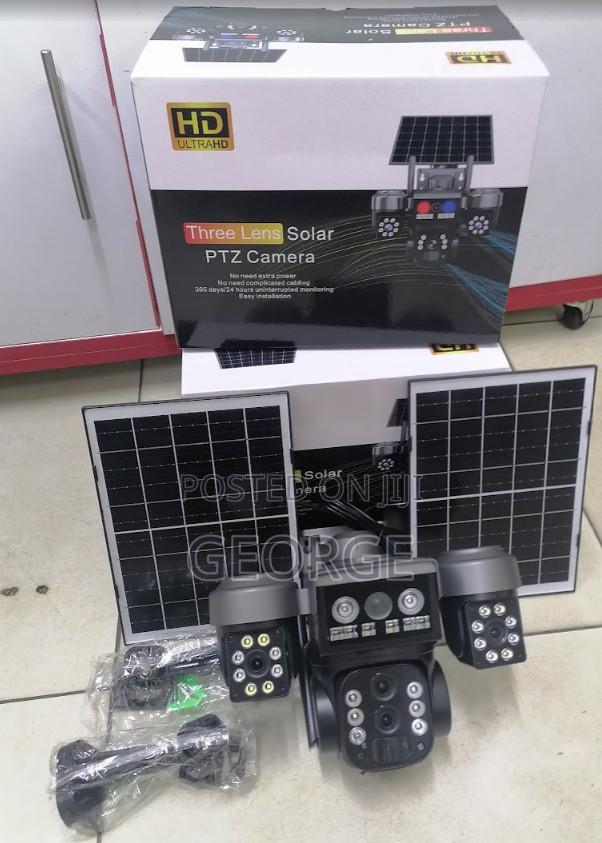 Quality Triple Lens 4g Solar With Two Panels - main view