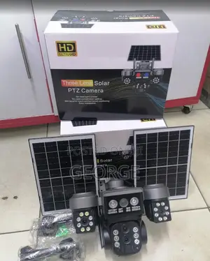 Intelligence 4g Triple Lens 6mp Outdoor Solar Triple-Lens