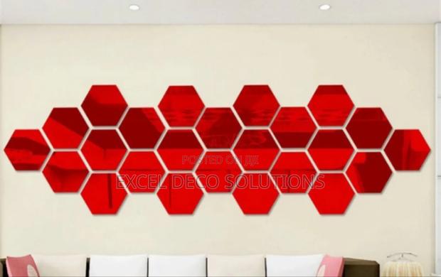 Modern Hexagon Mirrors for Apartments Small Spaces