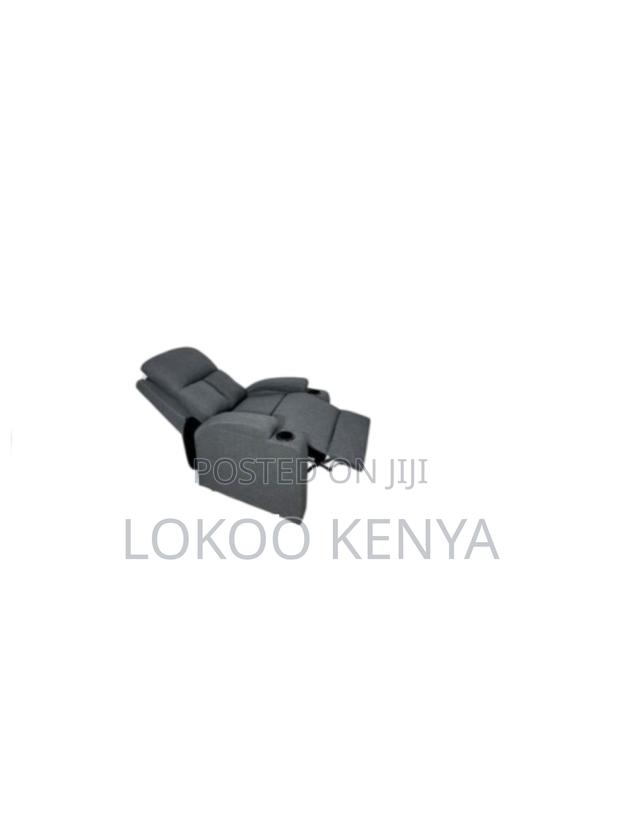 Home Chair : Gray Adjustable Recliner Home Chair - thumbnail 2
