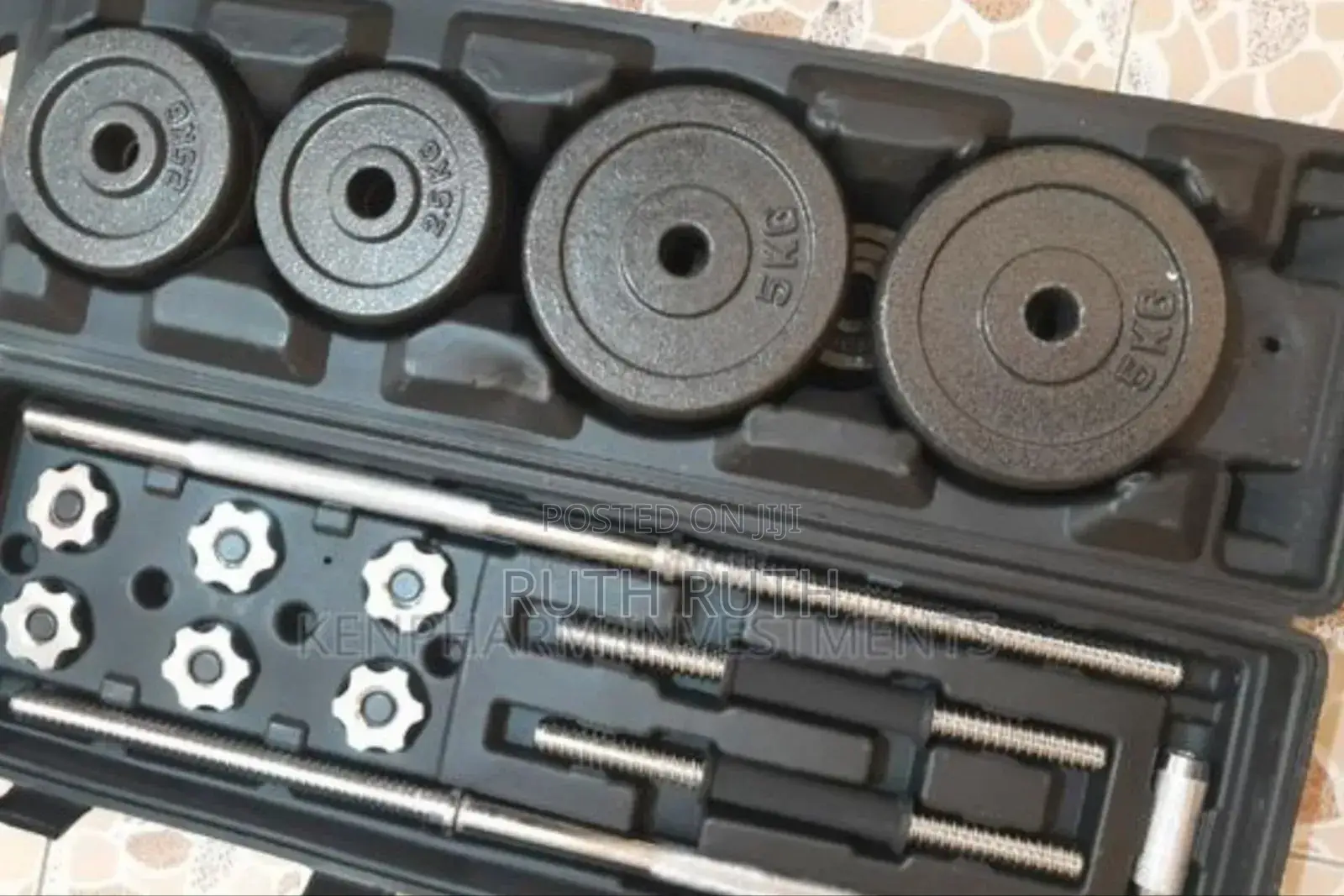 Steel 50 KGS Chrome Dumbells