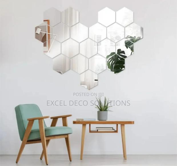Affordable Hexagon Mirrors for Bright Stylish Rooms 