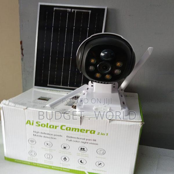 360° Vr 1080p Hd Video Intelligent Solar Security Cam- 4g Lte Sim Card