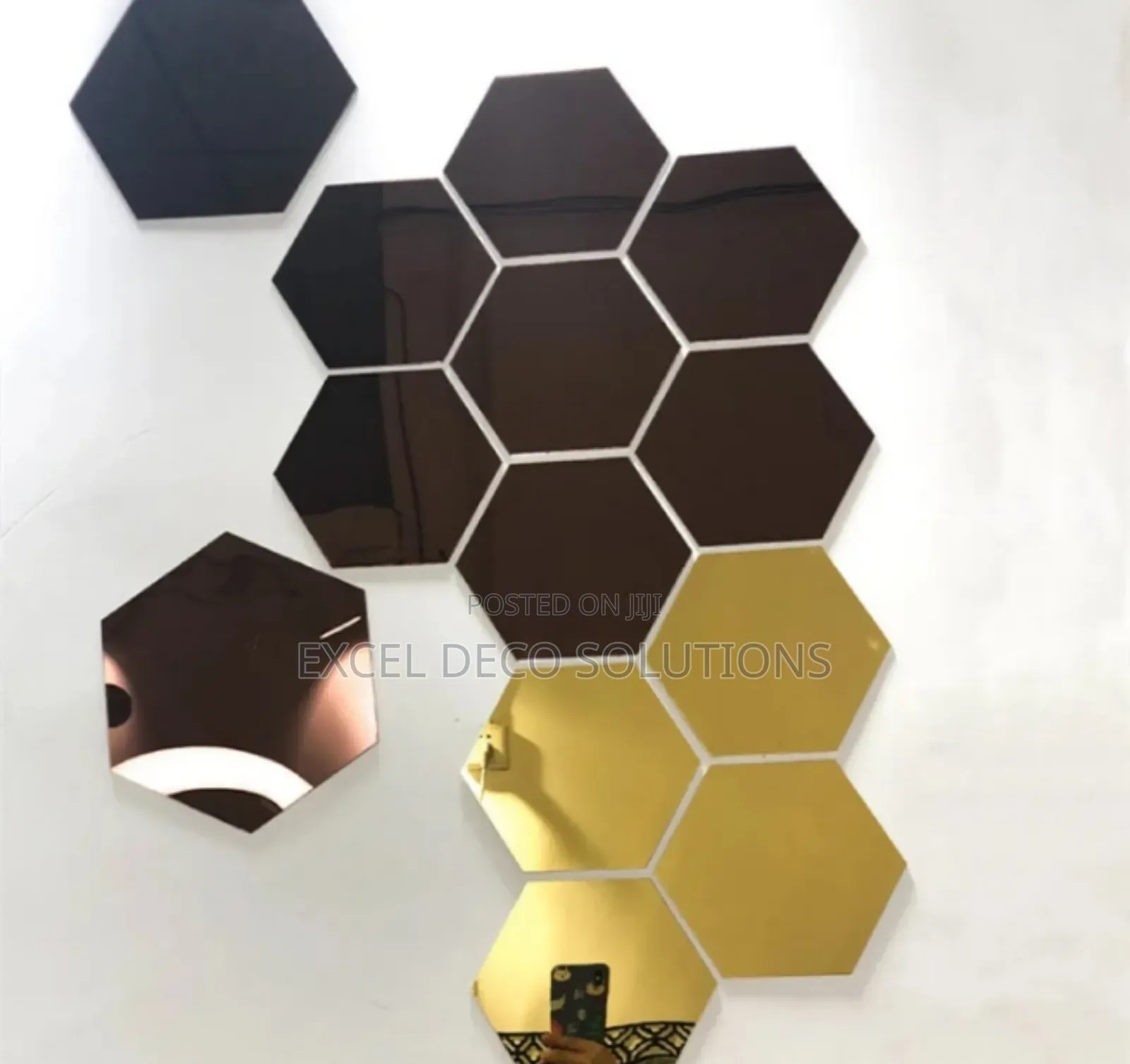 Hexagon Wall Mirrors – Perfect for Creative Interior Design Projects