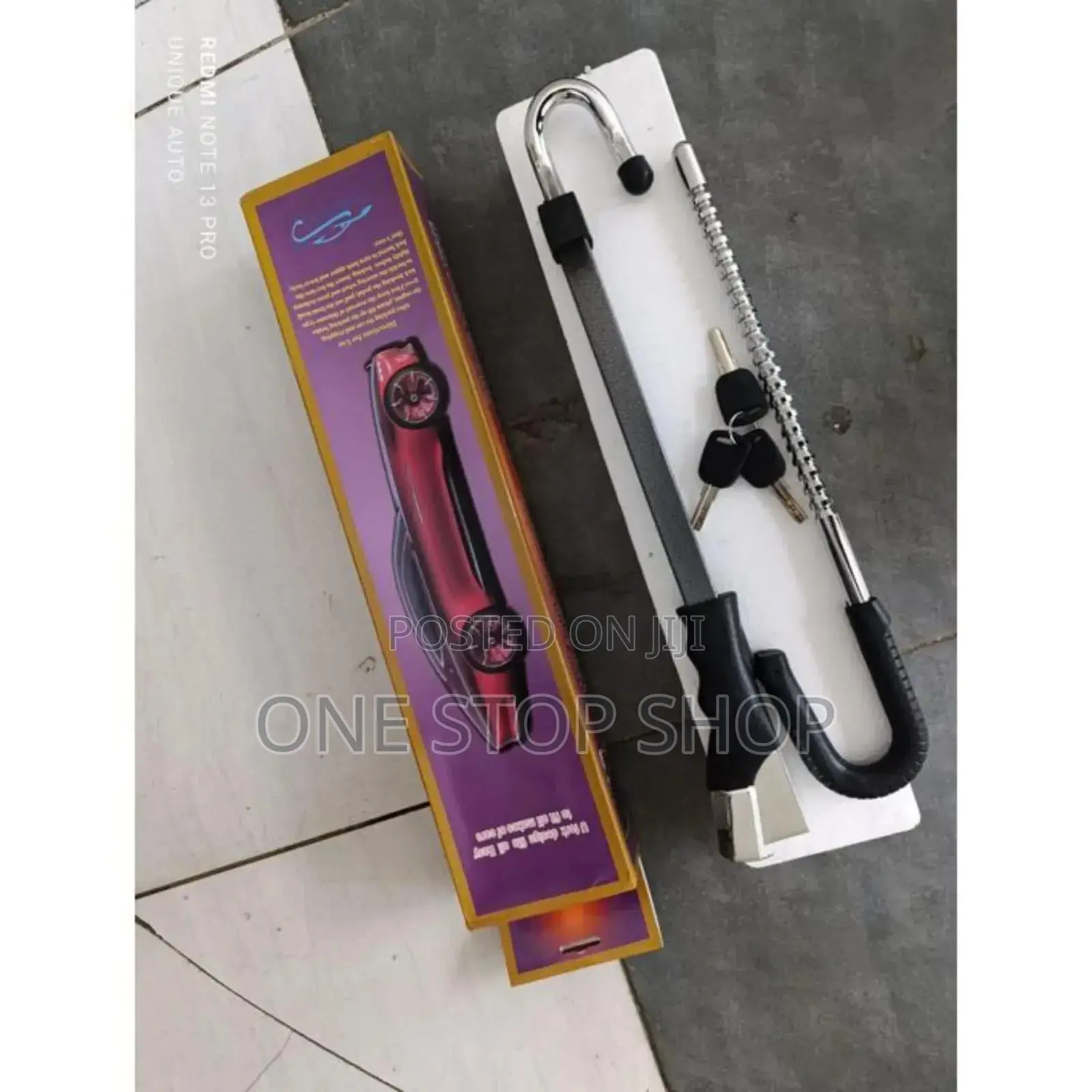 Heavy Duty Car Steering -Paddle Unbreakable Safety Lock