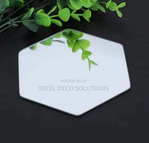 Elegant Hexagon Wall Mirrors for Hotels Airbnbs