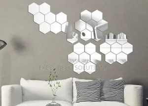 Modern Hexagon Mirrors – Perfect for Bedroom Dressing Areas