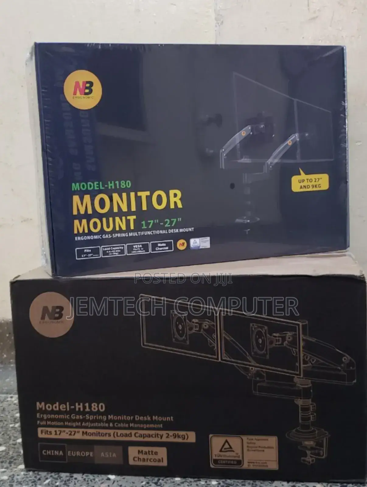 North Bayou H180 (Dual Monitor Arm)