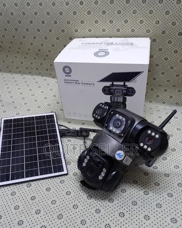 V380 Triple Lens Three Screens Camera Solar Camera 4mp - main view