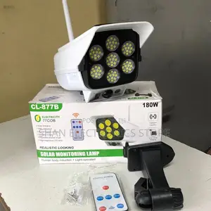 77 Led Monitoring Fake Camera Solar Power Dummy CCTV