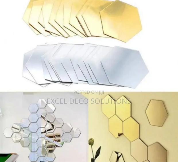 Affordable Hexagon Mirrors for Stylish Home Décor - main view