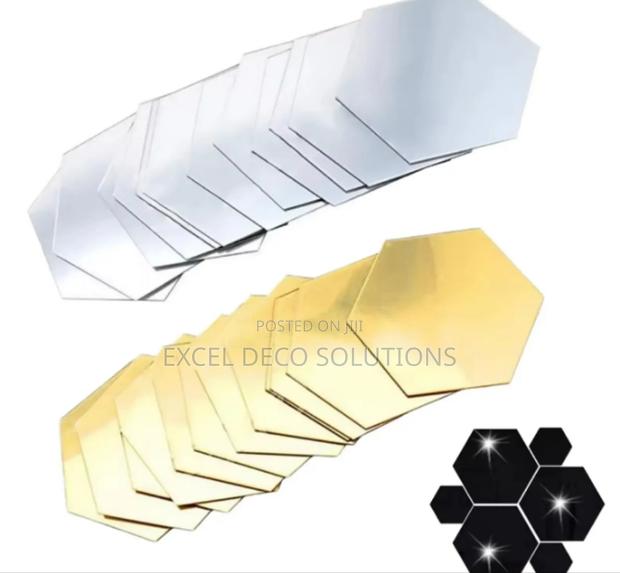 Durable Hexagon Mirrors – Strong Elegant Wall Décor 