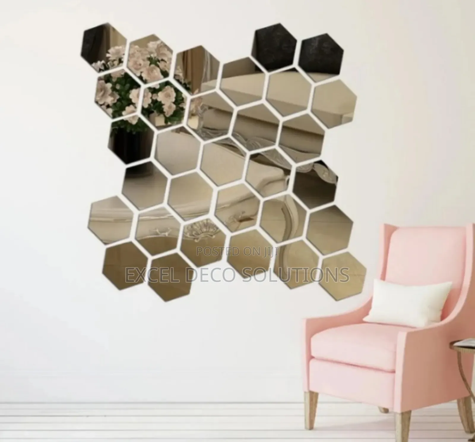 Modern Hexagon Wall Mirrors – Upgrade Your Business Space 