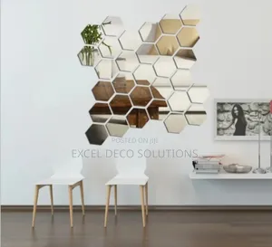 Unique Hexagon Mirrors for Creative Wall Decorations