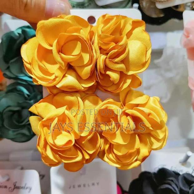 Flower Petal Drop Earrings - thumbnail 3