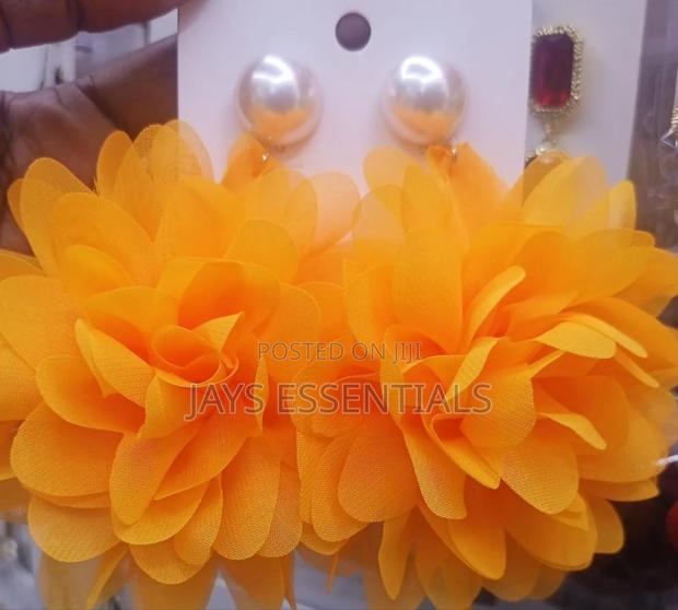 Flower Petal Drop Earrings - thumbnail 15