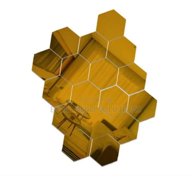 Affordable Hexagon Mirrors – Perfect for Stylish Rentals