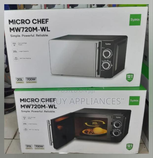 Syinix 20l Manual Microwave Oven New