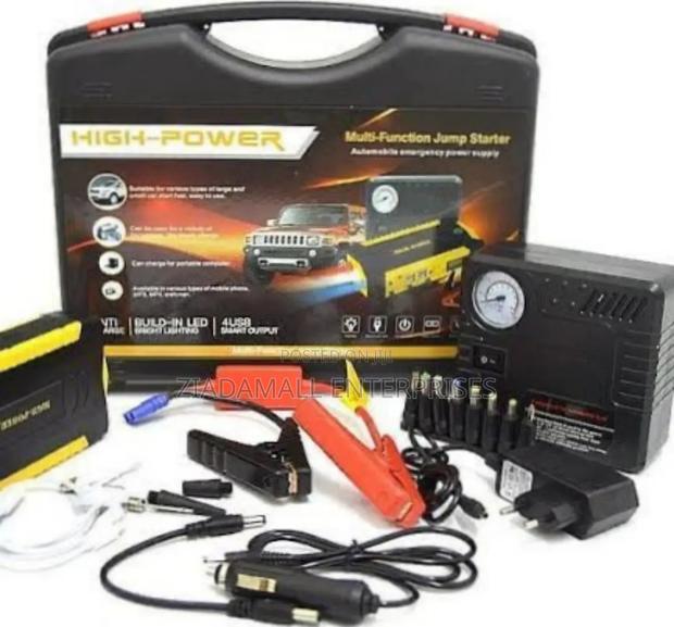Power on-the-Go: All-in-One Jump Starter Kit