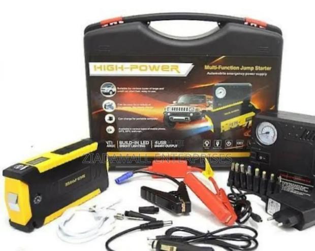 Portable Car Jump Starter Power Bank Combo