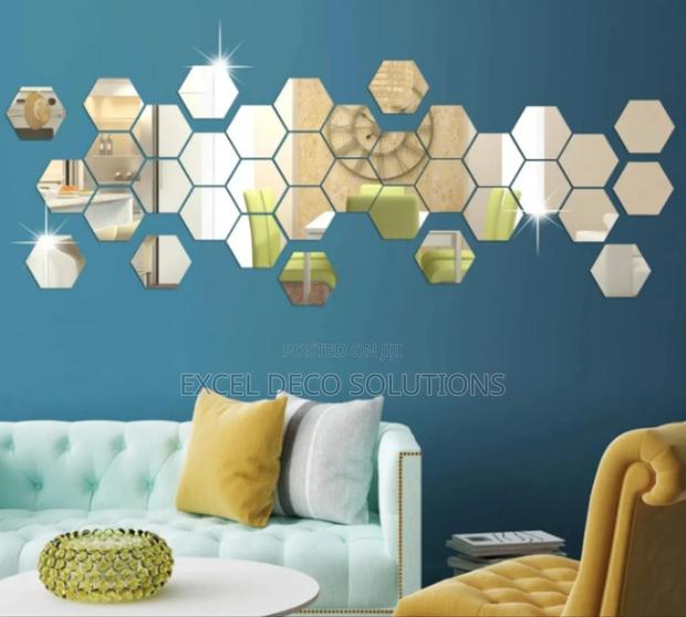 Decorative Hexagon Mirrors – Transform Bedrooms Instantly - main view