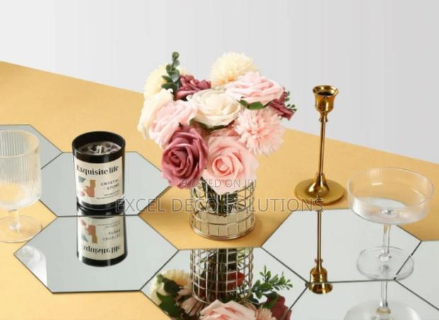 Premium Hexagon Mirrors – Perfect for Luxury Homes Offices - main view