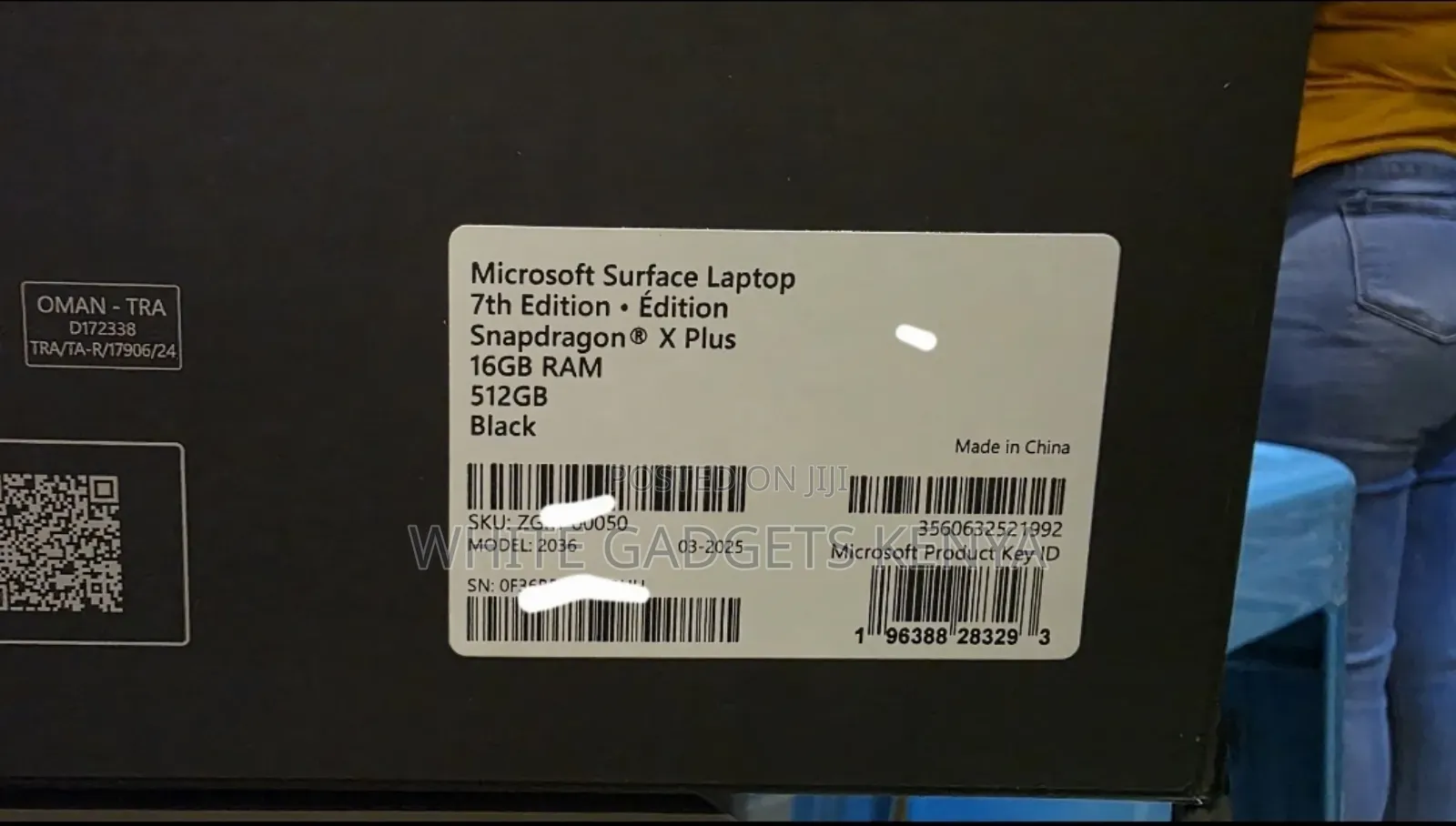 New Microsoft Surface Laptop 16GB Qualcomm Snapdragon X Plus SSD 512GB