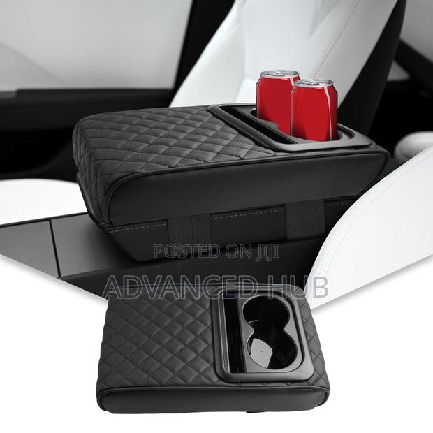3-in-1 Car Armrest Cushion Elbow Support With Cup Holder