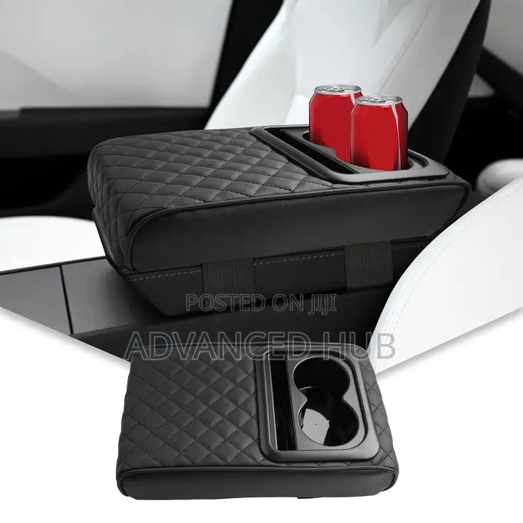 3-in-1 Car Armrest Cushion Elbow Support With Cup Holder