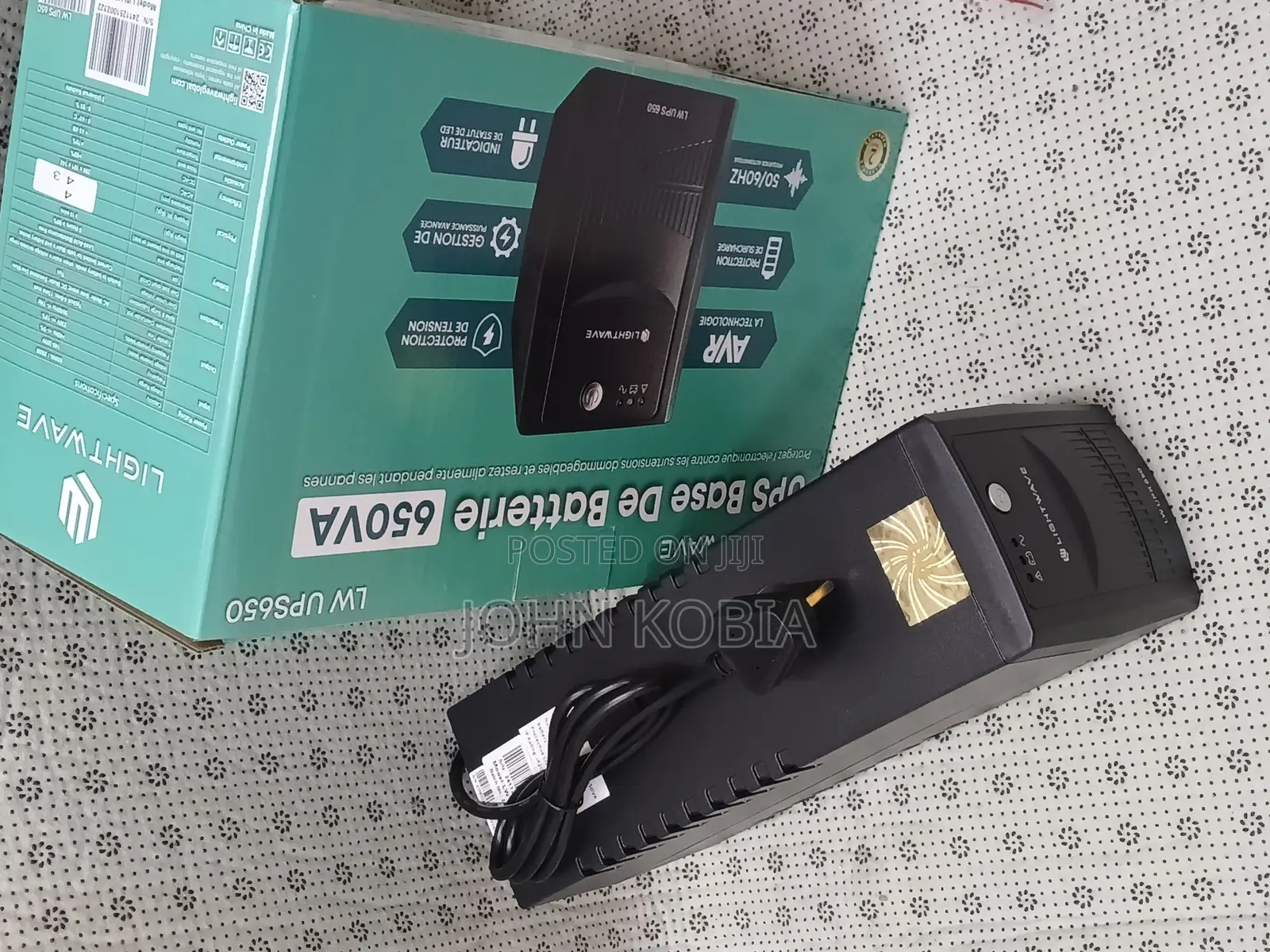 Lightwave Lw Ups650: 650va Uninterruptible Power Supply (Ups)