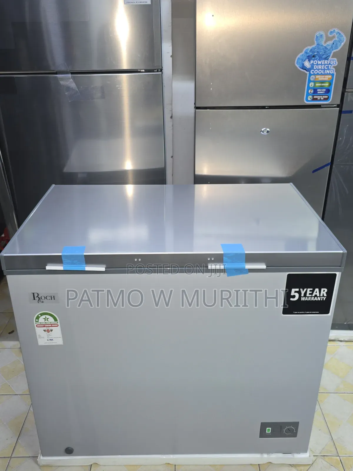Freezer, Roch Chest Deep Freezer RCF-250-G Cool Pack 200l