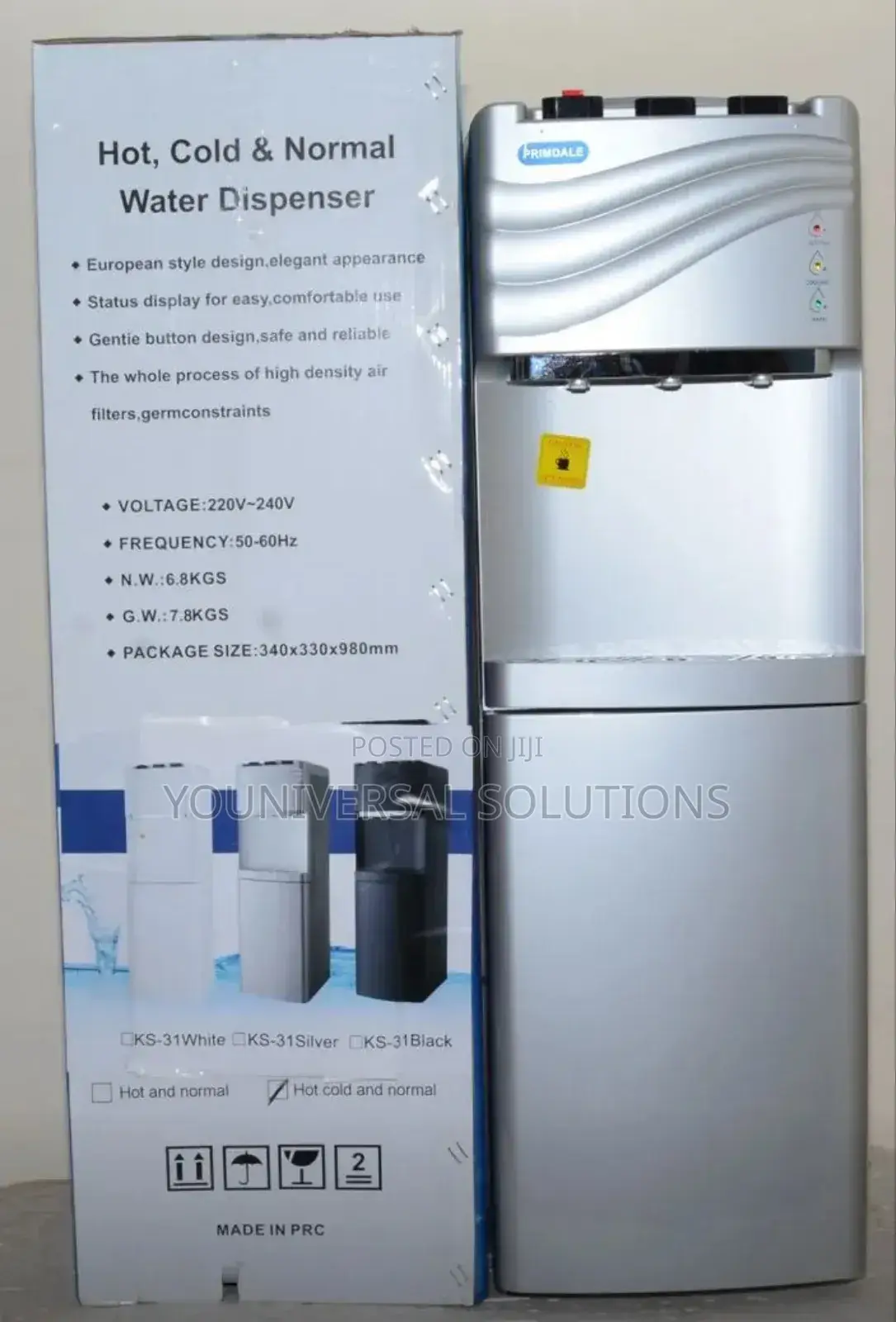Hot Normal and Cold New Model Primdale Dispenser