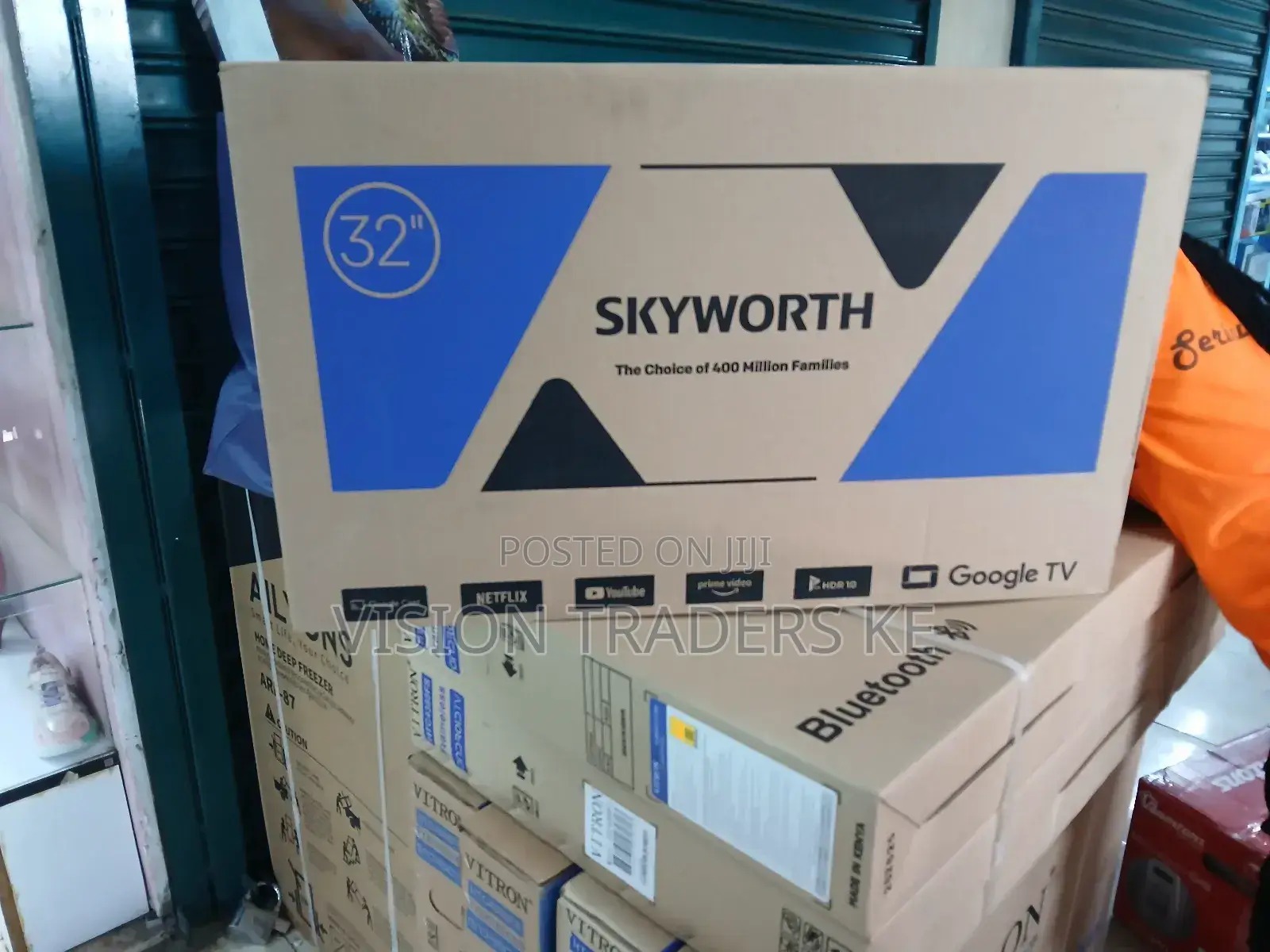 Skyworth 32"Smart Google Tv Frameless Full Hd(1080p) Led Screen