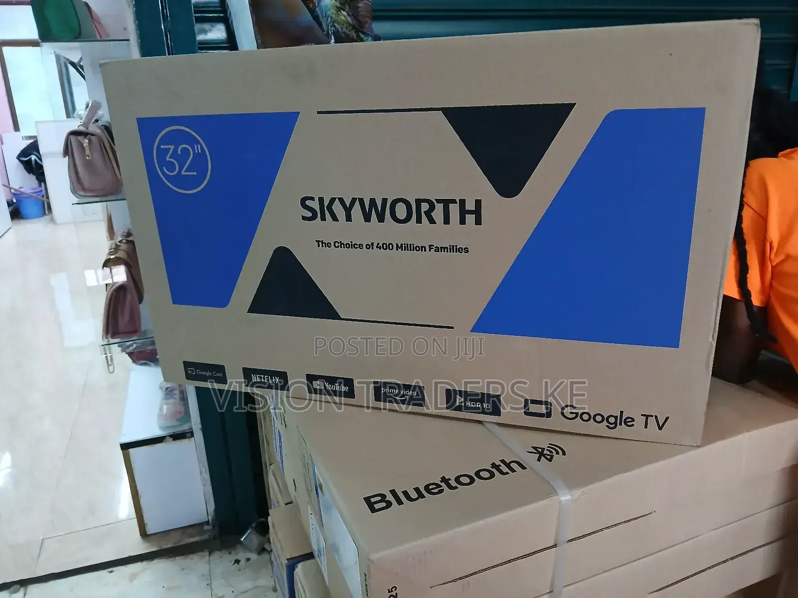 Skyworth 32"Smart Google Tv Frameless Full Hd(1080p) Led Screen