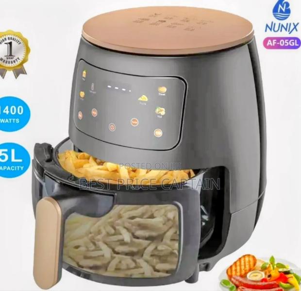 5 Litres New Model Nunix Airfryer - main view