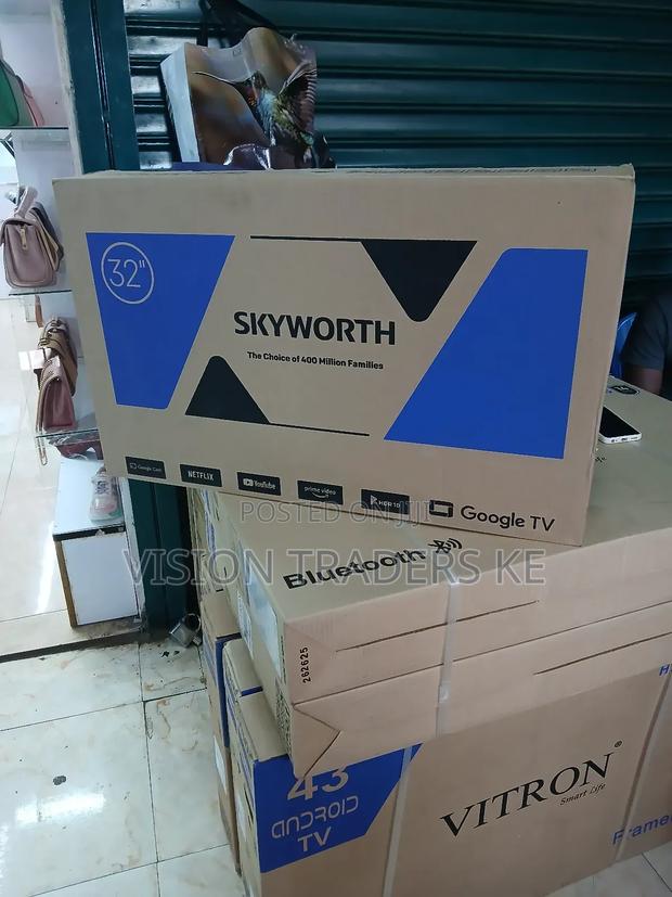 Skyworth 32e200a 32" Inches Full Hd Smart Android Frameless Led Tv