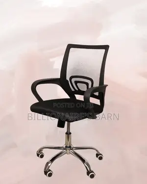 Secretarial Mesh Office Chair (Adjustable) — Fast Seller
