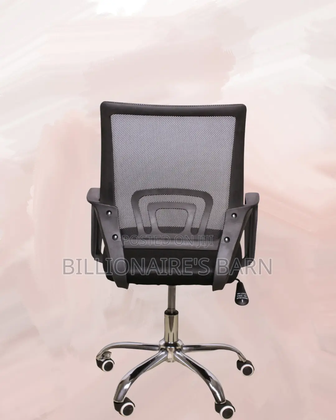 Secretarial Mesh Office Chair (Adjustable) — Fast Seller
