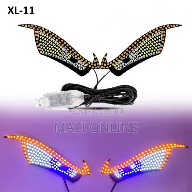 Demon Eyes Car Lights Usb Led Display 11 Modes Warning Lighting - thumbnail 3