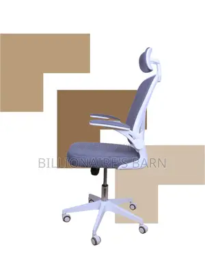 White Ergonomic Office Chair | Pro-Grade Tilt Lock Mechanism