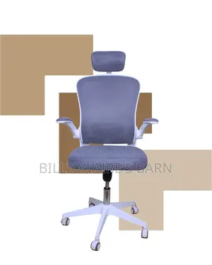White Ergonomic Office Chair | Pro-Grade Tilt Lock Mechanism