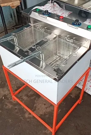 Juakali Heavy Duty Double Commercial Chips Fryer 10l+10l