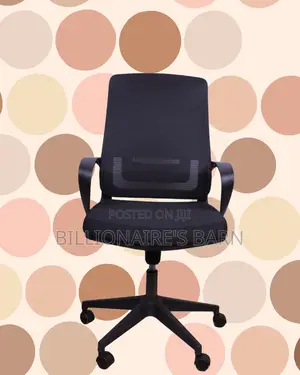 Black Ergonomic Mesh Office Chair (Supportive) — Moving Fast