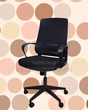 Black Ergonomic Mesh Office Chair (Supportive) — Moving Fast