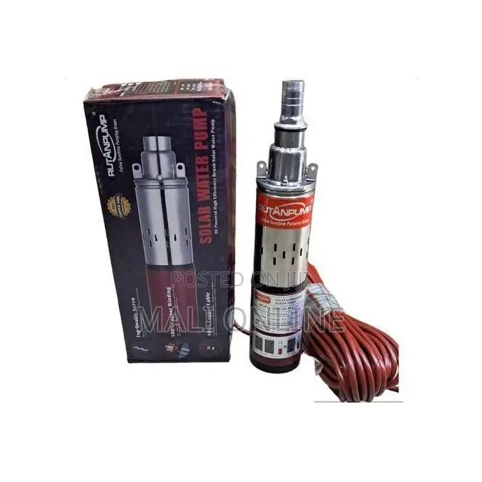 Rutanpump 24v Solar Submersible Water Pump 50m Lift Deep Well Pump
