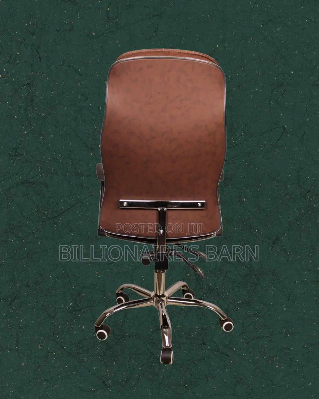 Heavy-Duty Ergonomic Executive Leather Chair | Tilt Lock Mechanism