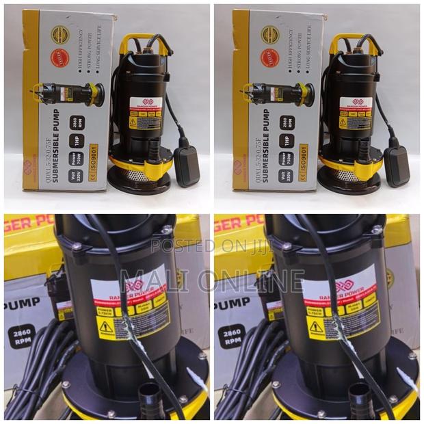 1hp Submersible Water Pump Heavy Duty Well Pump 220v 750w 105ft Lift