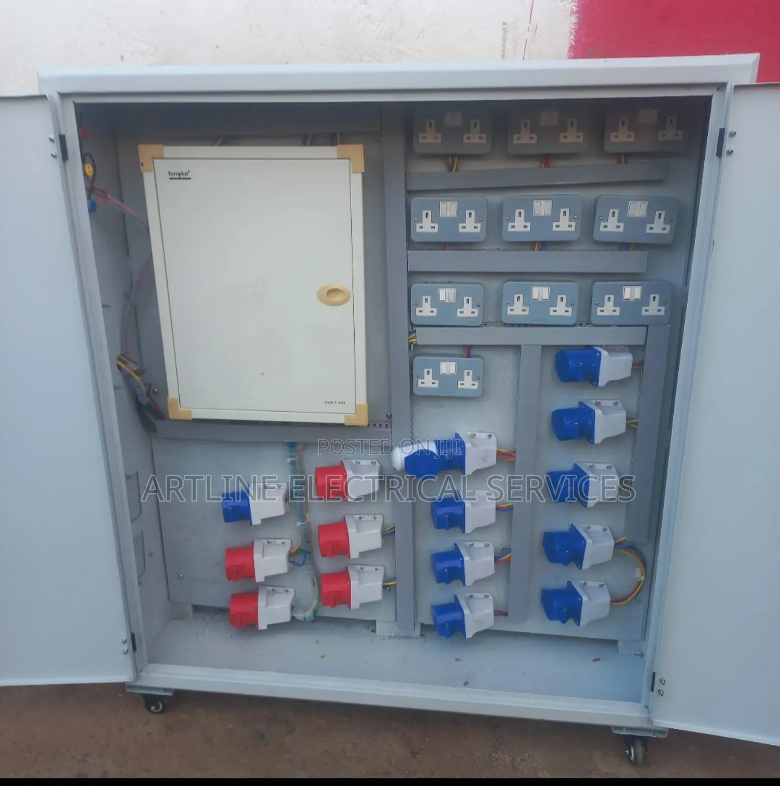 4pin Industrial Sockets Panel.