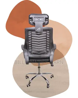 Quiet-Roll Secretarial Mesh Chair | High-Density Foam Seat
