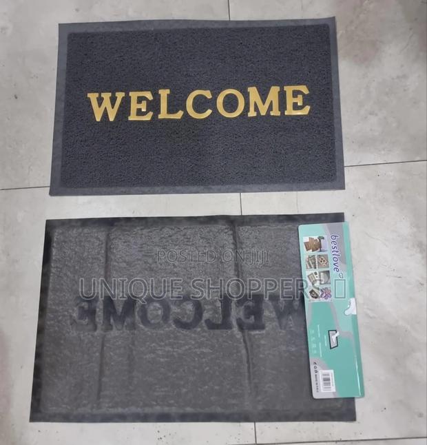 Welcome Door Step Rough Rag Carpet Approx Size 40x60cm - thumbnail 4